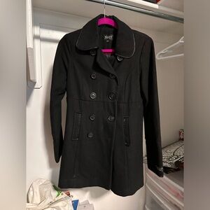 Suzy Shier Black Dress Coat